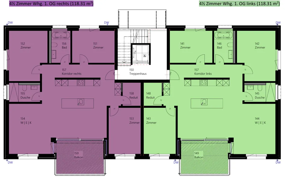 Modern 4.5-room apartment in Wynigen – new building