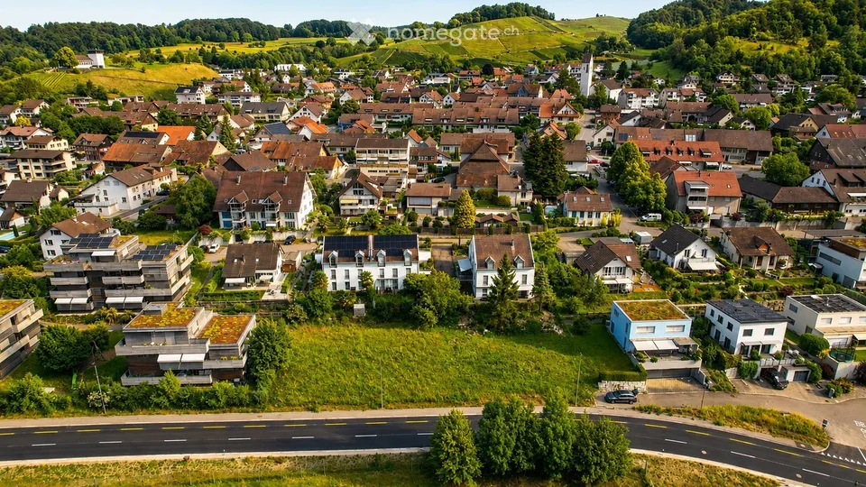 Terrain à bâtir spacieux et rare avec une légère pente sud à Birmenstorf