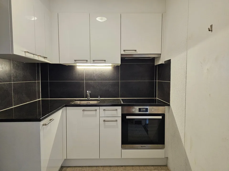 Appartement 1.5 pièces entretenu - parfait pour les célibataires !