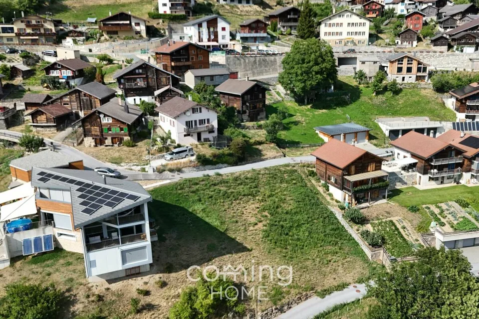 Terreno edificabile con vista panoramica da sogno a Bratsch