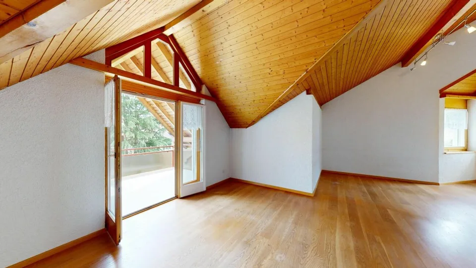 Charming 5.5 room attic apartment