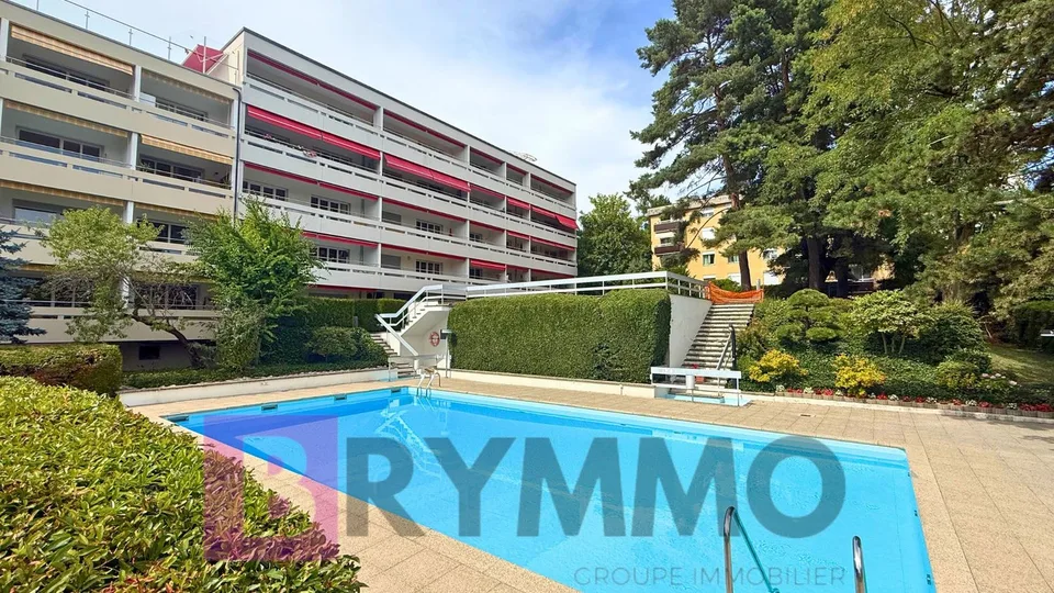 Perle im Herzen von Lausanne: Studio mit großem Balkon & Pool – Foto 10 von 11