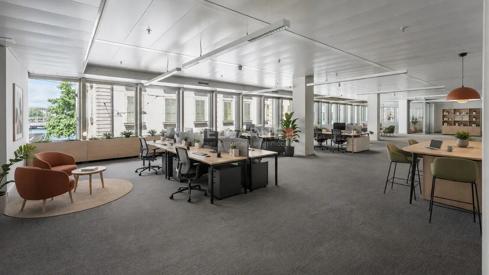 Bureaux d'environ 295 m² à louer - Rue du Rhône