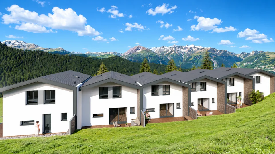 Magnifique villas jumelées à Vex - LOT3