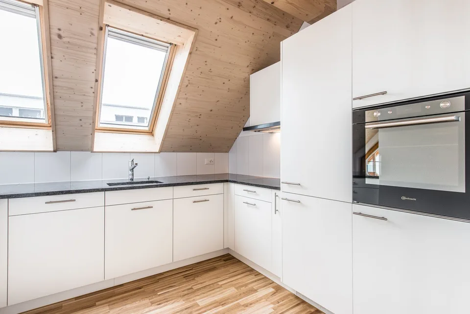 Habiter dans une ferme moderne / appartement 2,5 pièces au dernier étage
