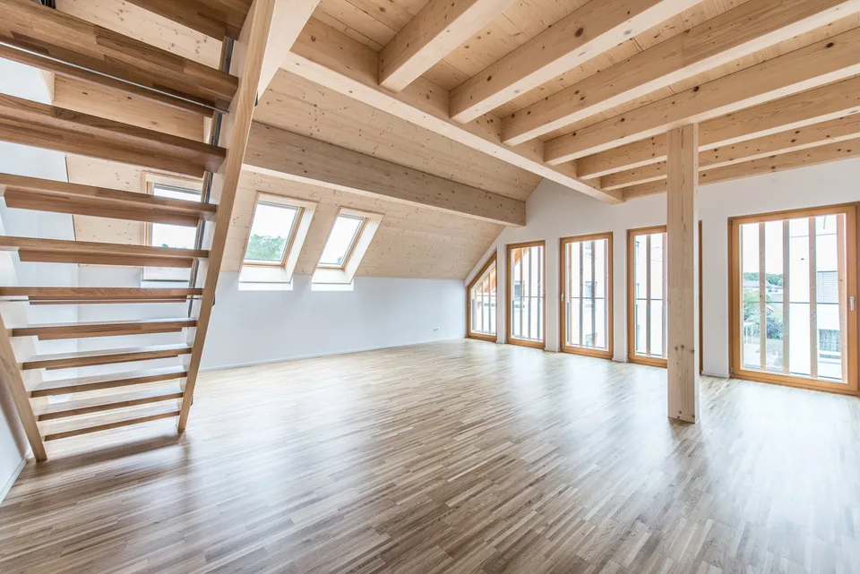 Habiter dans une ferme moderne / appartement 2,5 pièces au dernier étage