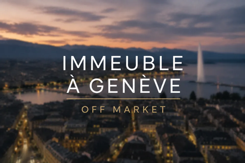Immeuble de 4 appartements à vendre à Genève