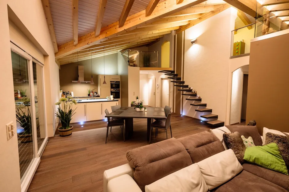 Magnifique attique duplex meublé de standing - 4,5 pièces à Champlan