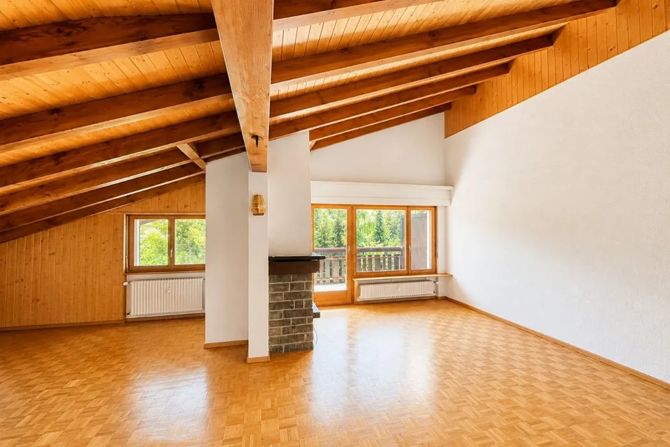 Grand studio en attique à Crans !