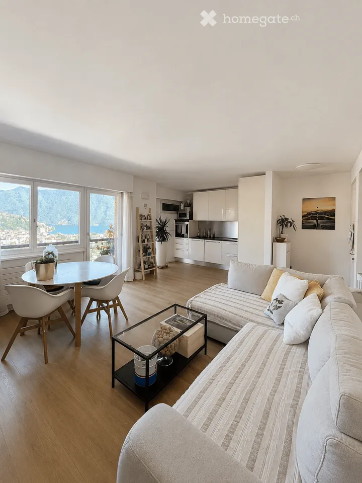 VISTA LAGO - appartement de 3.5 pièces à Massagno – Vue panoramique et tranquillité garantie