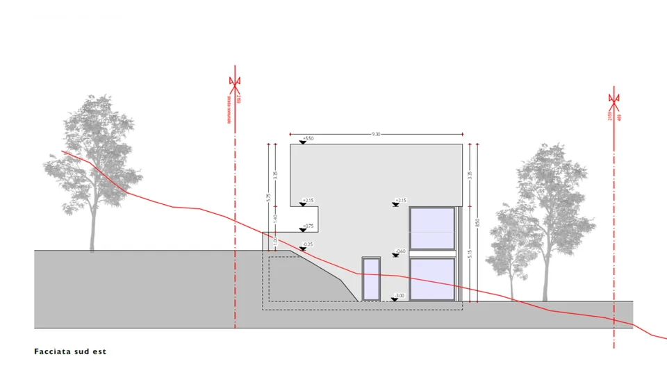 Bauplatz mit Projekt für drei Wohneinheiten