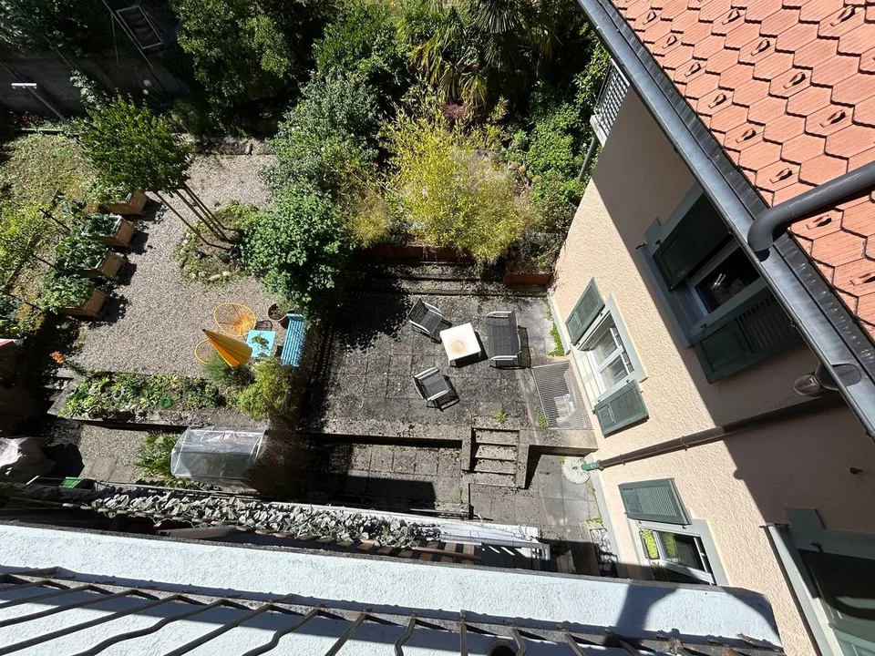Charmante 1-Zimmer-Wohnung mit Gartenmitbenutzung  am Rosenweg