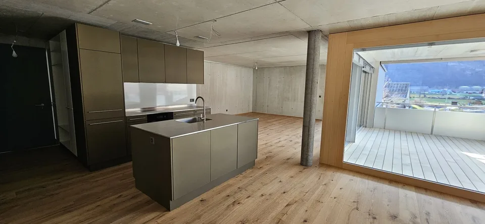 Appartements modernes de haut standing - Première occupation d'un immeuble neuf à Steg / VS