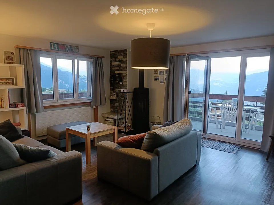 Winterlage - 3,5 Zimmer mit Panoramablick in Anzère