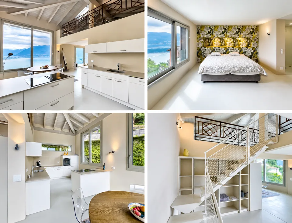 Esclusivo Loft di 3.5 locali con Vista Panoramica a Ronco sopra Ascona
