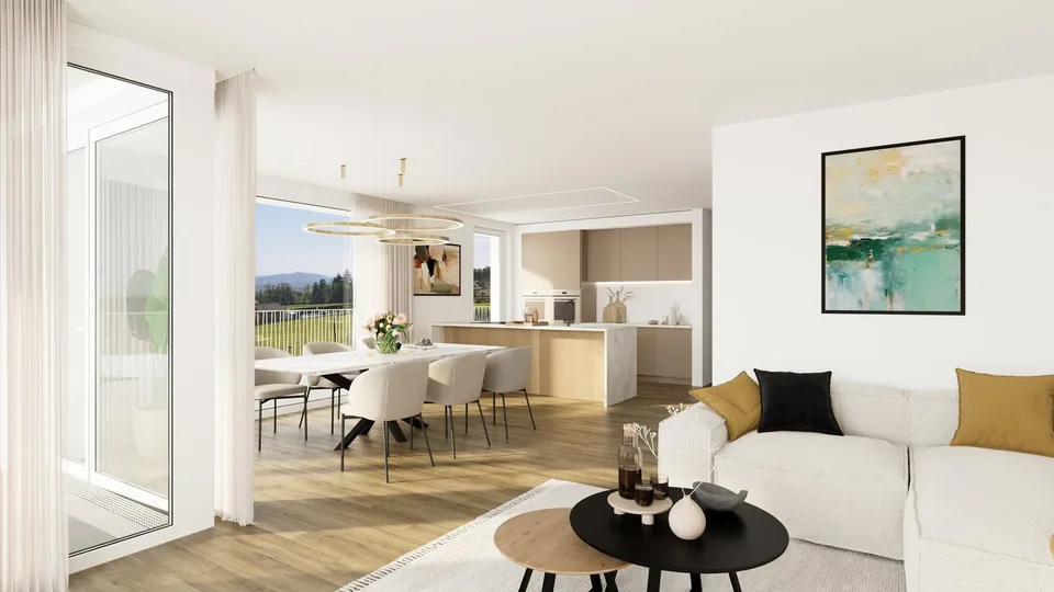 Appartamento 4.5 locali luminoso all'ultimo piano con terrazza parzialmente coperta