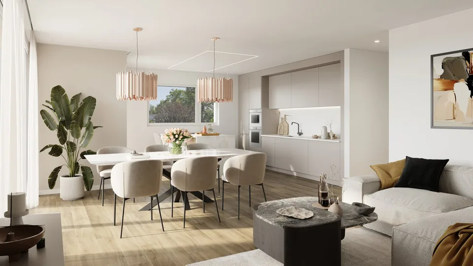 Appartement de 4,5 pièces ensoleillé avec terrasse couverte