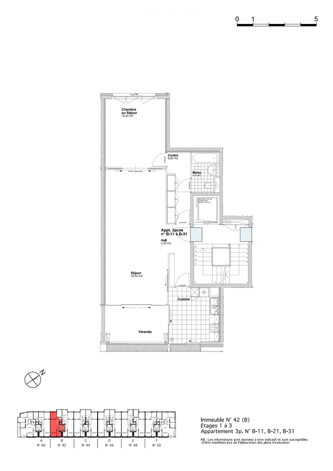 3-Room Apartment for Rent in Champel