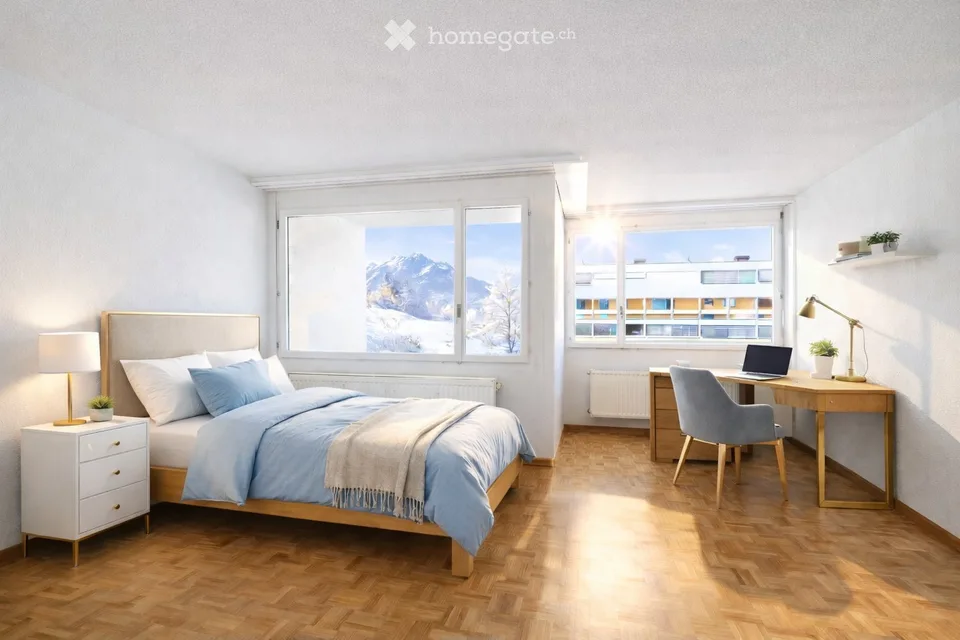 Appartamento-mansarda incantevole con vista sul Pilatus a Lucerna