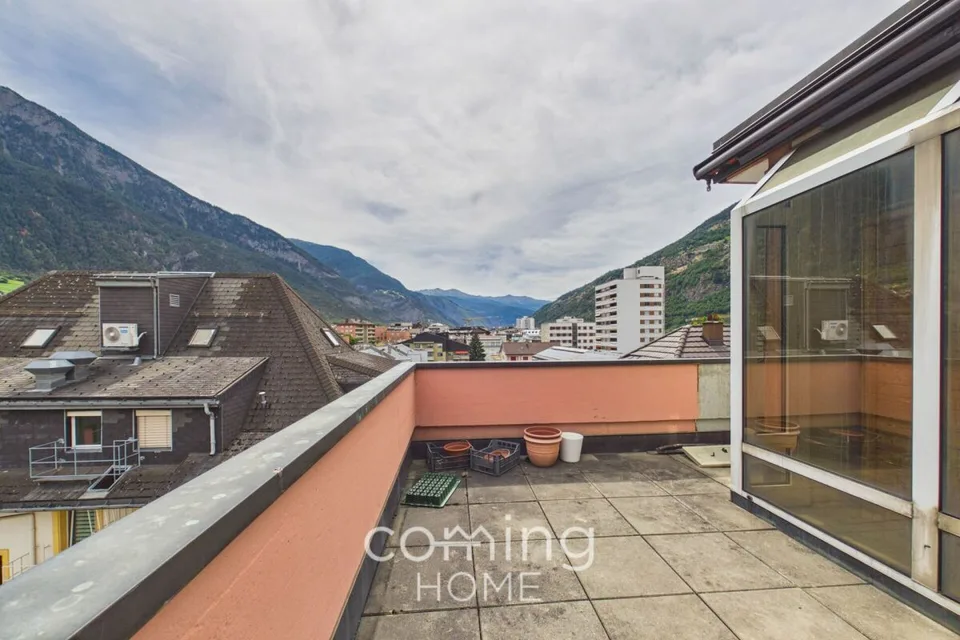 Grosszügige Attikawohnung mit Panoramaterrasse - Brig – photo 30 sur 33