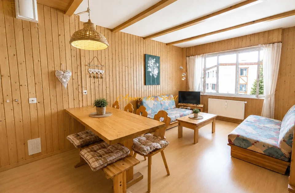 À louer à la saison : Agréable appartement 2.5 pièces en plein coeur de Crans !