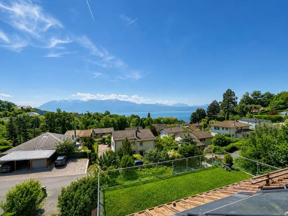 Villa individuelle de 6,5 pièces avec panorama sur le Léman et les Alpes