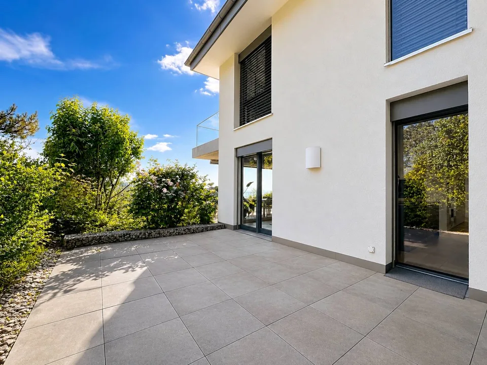 Appartement contemporain au cur du Lavaux, avec panorama sur le Léman