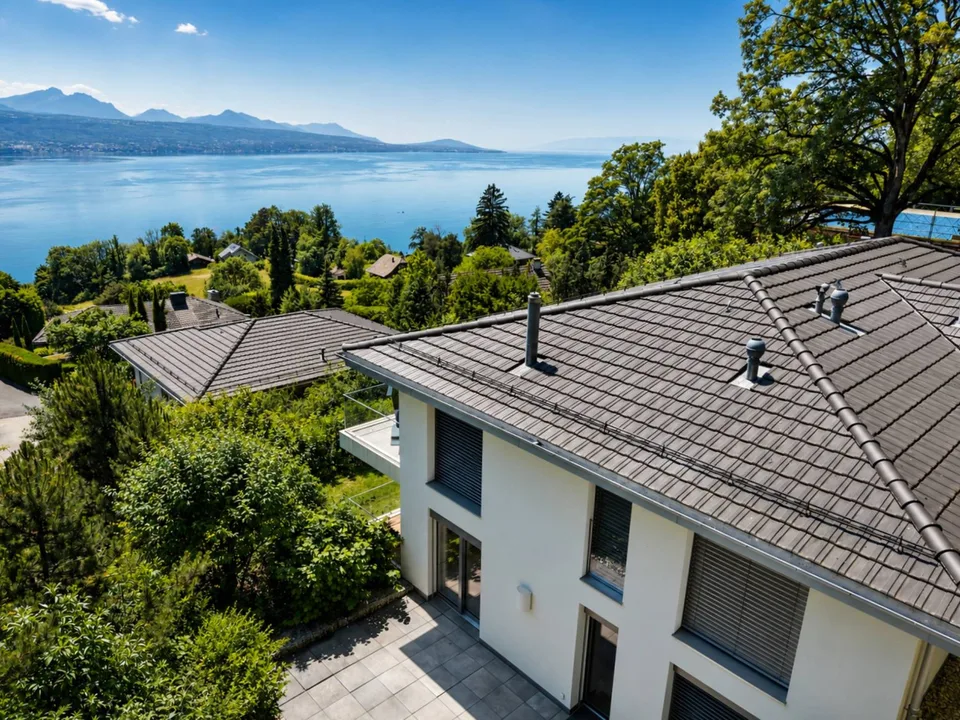 Appartement contemporain au cur du Lavaux, avec panorama sur le Léman