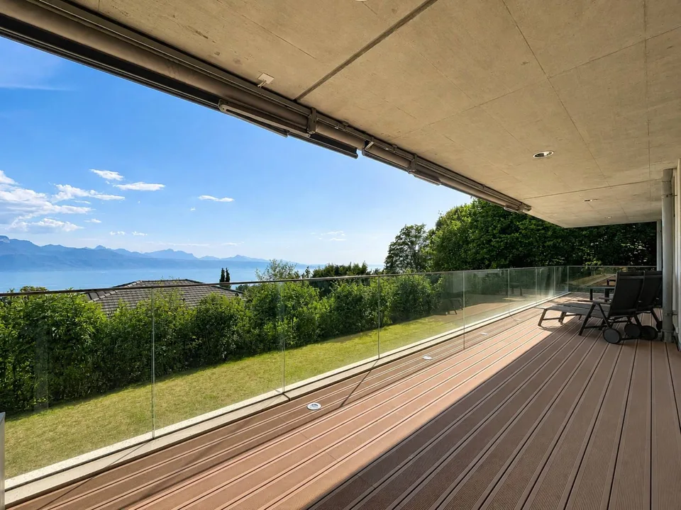 Appartement contemporain au cur du Lavaux, avec panorama sur le Léman