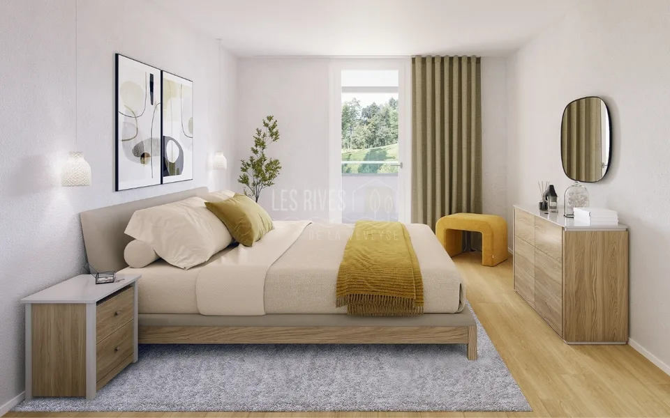 Châtel-Saint-Denis - Appartement neuf 2.5 pièces de 62 m² avec balcon