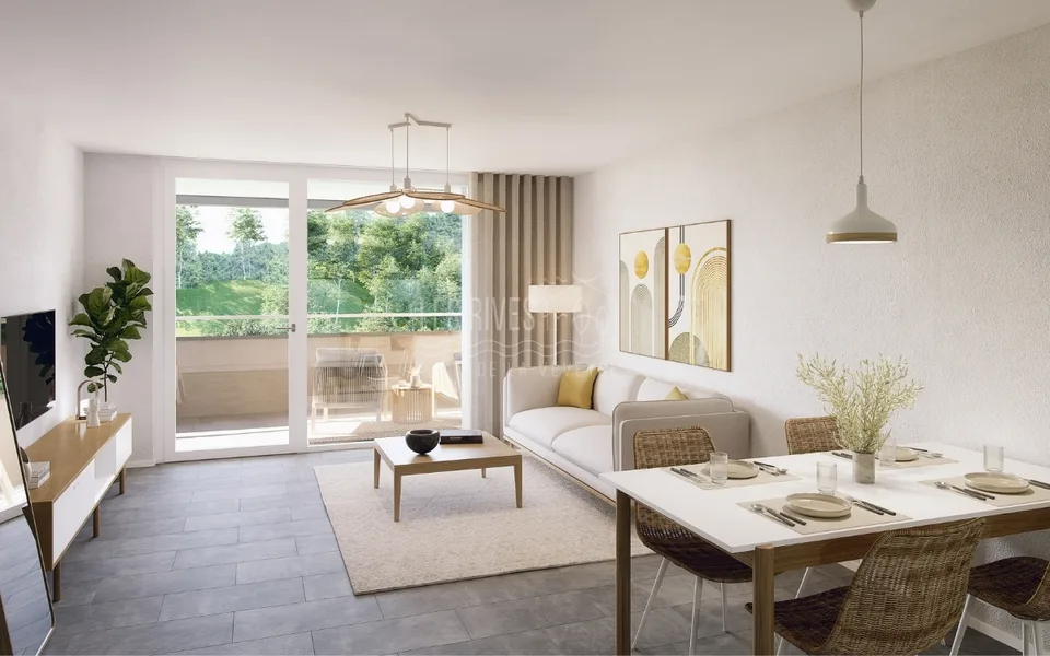 Châtel-Saint-Denis - Appartement neuf 2.5 pièces de 62 m² avec balcon