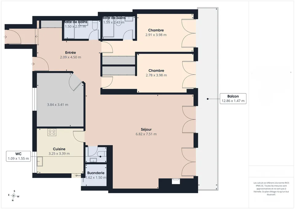 4.5 Zimmer Attikawohnung in Montreux – Foto 21 von 21