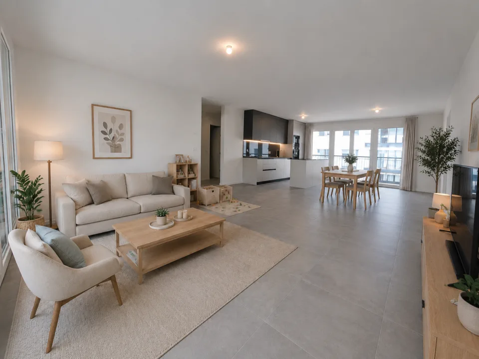 appartement neuf de 4,5 pièces au 2ème à Farvagny