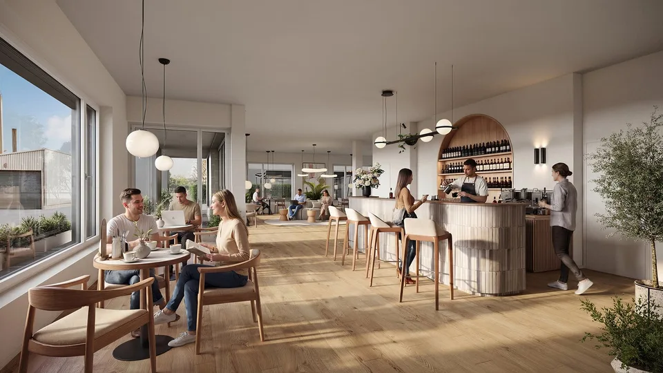 Spazio commerciale con alta visibilità in un quartiere di nuova costruzione dinamico
