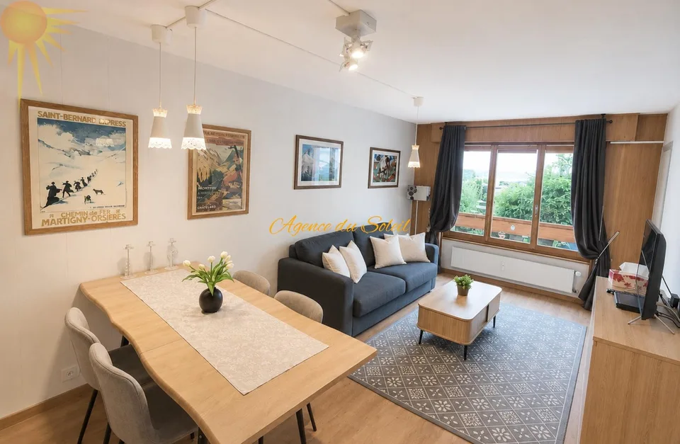 À louer (saison): Très cosy appartement de 3.5 pièces à proximité du funiculaire !