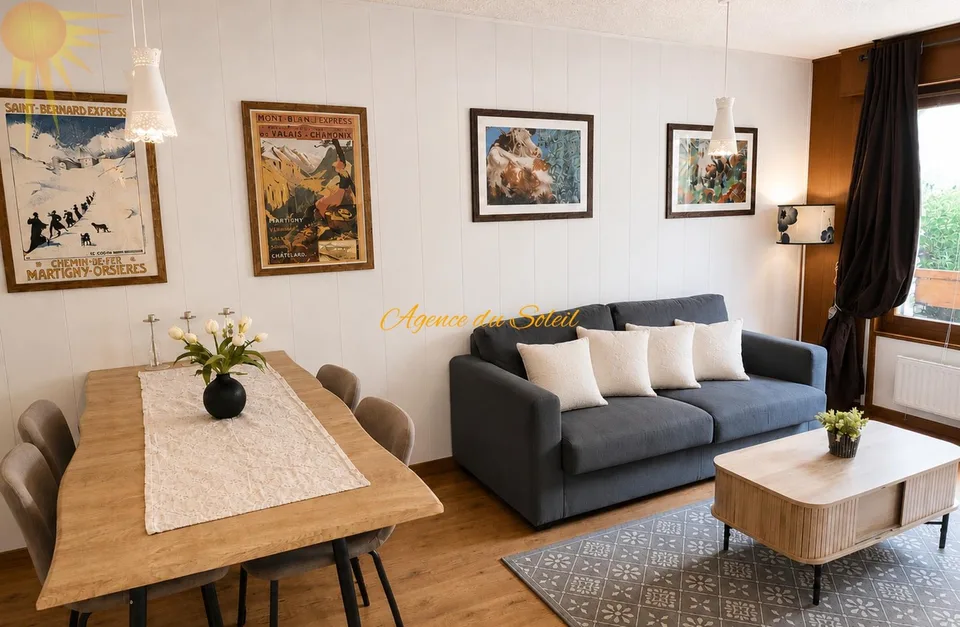 À louer (saison): Très cosy appartement de 3.5 pièces à proximité du funiculaire !