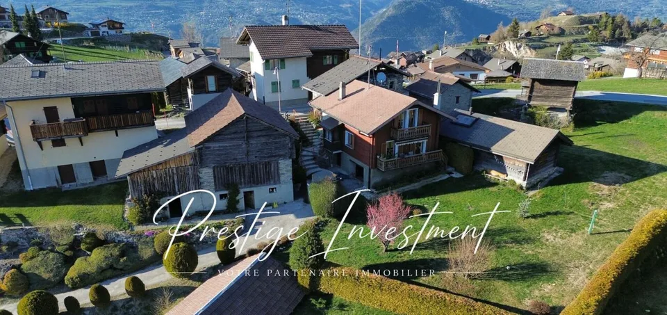 CHARMANT CHALET DE 4,5 PCES AVEC DÉPENDANCES - NAX