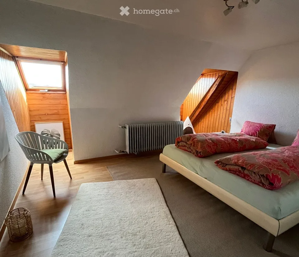 Grosszügige 2.5 Zimmer Dachwohnung auf dem Land
