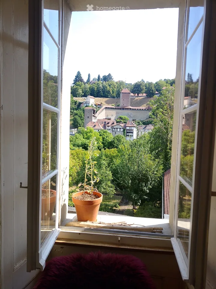 Großes 2-Zimmer-Apartment in der Unterstadt von Fribourg