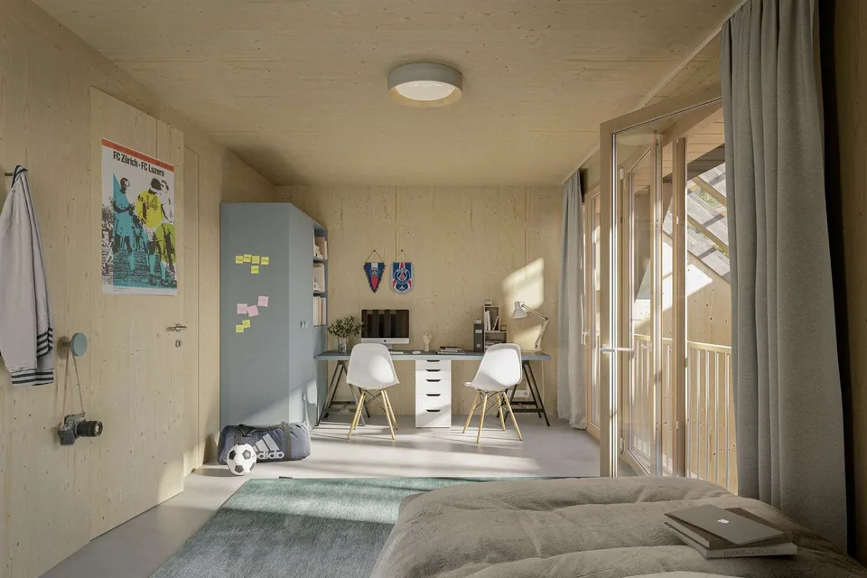 "Villigerscheune" 5.5 Zimmer Attika-Maisonette Wohnung – Foto 6 von 10