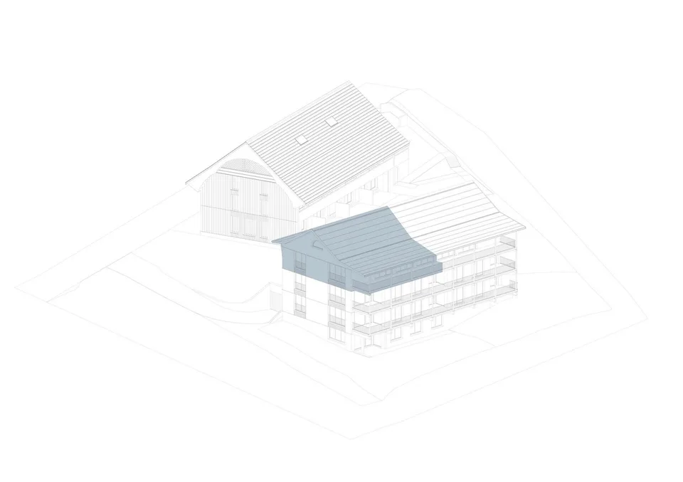"Villigerscheune" 5.5 Zimmer Attika-Maisonette Wohnung