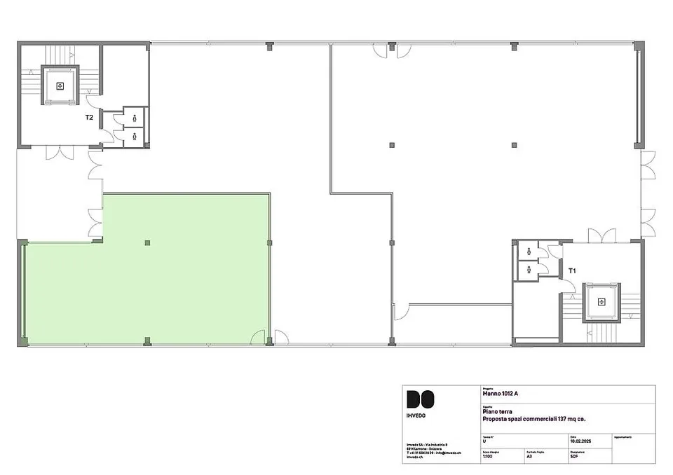Büro/Kaufraum, Straßenfront - 137 m²