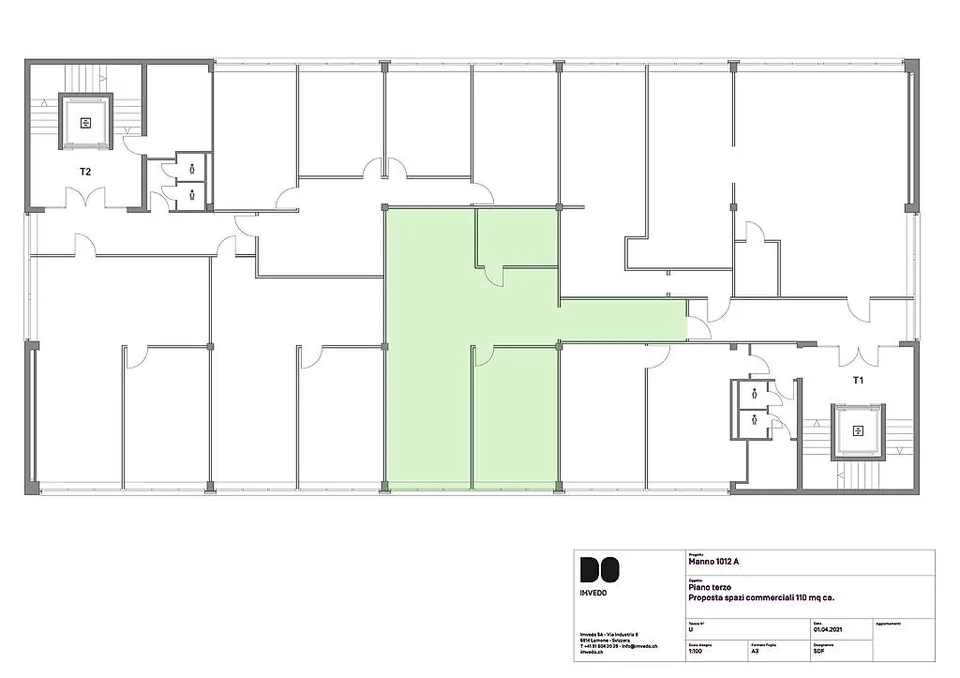 Büros in Manno - 77 oder 110 m²