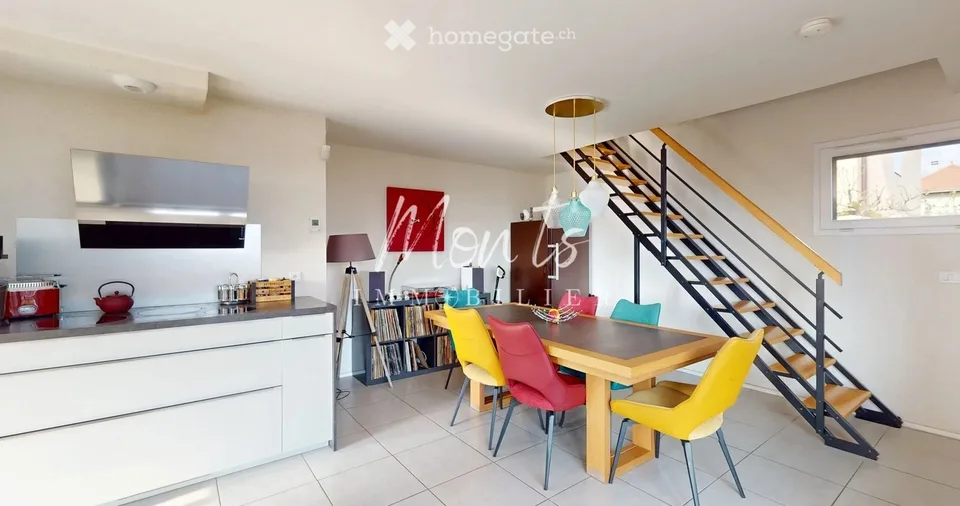 Prächtige 5-Zimmer-Duplexwohnung mit Aussicht in Chevrier