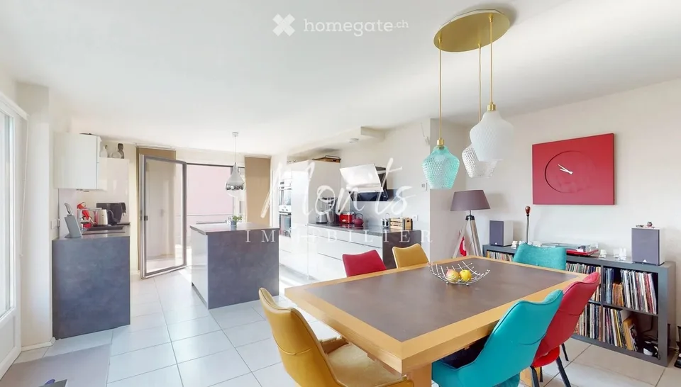 Prächtige 5-Zimmer-Duplexwohnung mit Aussicht in Chevrier