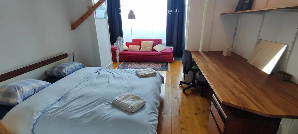 APPARTMENT VON KÜNSTLER MOBILIERT NAHE STADTZENTRUM/LAC PARC Z. BLAU