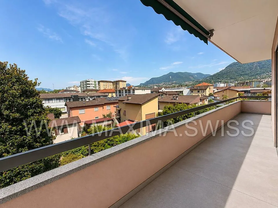 Chiasso: Appartement de 4.5 pièces ensoleillé dans un quartier calme