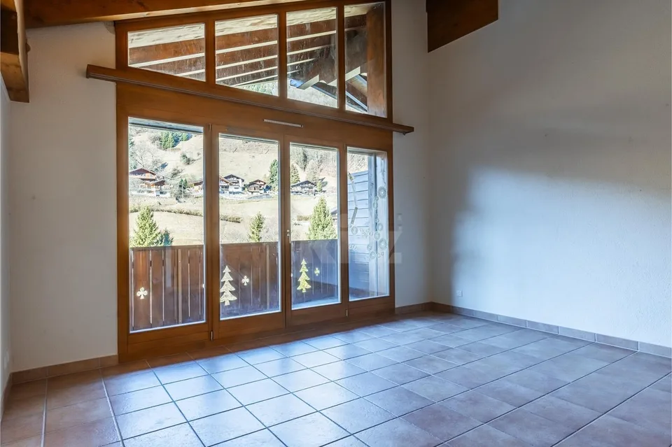 Schönes Studio mit Balkon und freier Aussicht