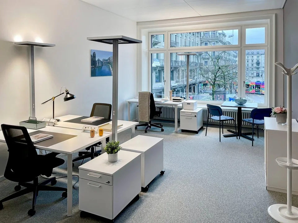 Büroräume für 40 in Spaces Bahnhofplatz