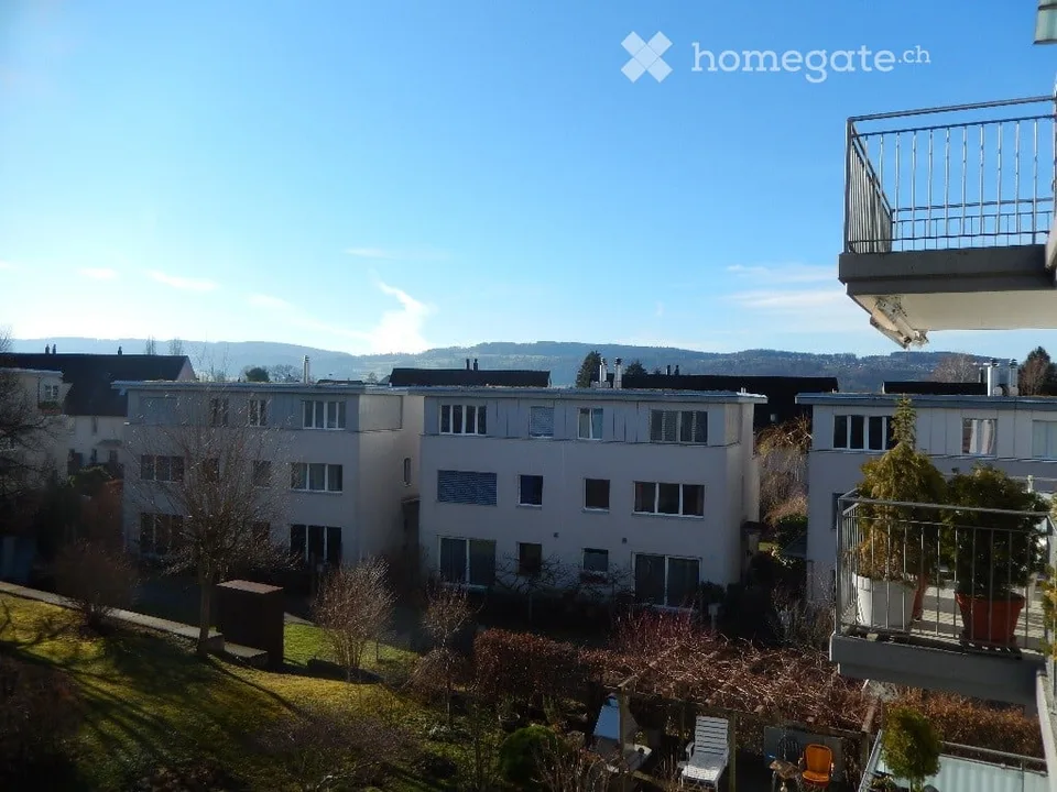 Helle 3.5-Zimmer-Wohnung mit Balkon und schöner Aussicht in Greifensee